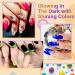 23pcs Glow in the Dark Gel Nail Polish Set with Base, Glossy & Matte Top Coat - Neon Mint, Red, White, Black DIY Gel Kit - Christmas Gift - Buy Online on SooperMarket.com