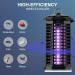 Electric Bug Zapper with LED Light LUUGUYI 4200V Mosquito Zapper Killer Electric Insect Fly Zapper Mosquito Trap No Odor & Chemicals Mosquito Lamp Bulb for Indoor & Outdoor - Buy Online on SooperMarket.com