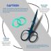 Nail Scissors Toenail Scissors Mustache Face Nose Ears Hair Care Beauty Cuticle Scissors Manicure Pedicure Sharp Curved Blades Professional Scissors for Men Women 3.7 - Buy Online on SooperMarket.com
