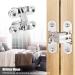 Buy Invisibly Hidden Cross-Covered Sensory Necklace - White Hinges Cabinet Fittings & Toddler Bite Ring Pearl Door Hinge | Silver XS (S) - International Shipping Available - Buy Online on SooperMarket.com