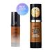 Kiss New York Professional Liquid Foundation - Natural Finish, Hydrating Formula, Medium to Full Coverage, Green Tea Extract - Cappuccino - Buy Online on SooperMarket.com