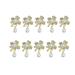 Worparsen Nail Jewelry Pendant Style Nail Art Decor DIY Manicures Gadget High Durability for Salon 1 Bag A