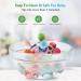 MyDova Silicone Baby Bite Toys | BPA-Free Gripping Ball Rattles for 0-9 Months | Perfect Baby Gift in Pink - Buy Online on SooperMarket.com