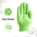 Exclaim Beauty Exfoliating Gloves - Dual Texture Bath Gloves for Shower, Spa & Massage - Dead Skin Remover with Adjustable Straps - Single Light Green - Buy Online on SooperMarket.com