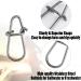 Dr.Fish 50 Pack Stainless Steel Crankbait Snaps - Quick Change Fishing Clips - Bass Fishing Lure Snaps - 50 Pack - Buy Online on SooperMarket.com