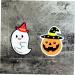 Warmhm 50pcs Halloween Message Card Halloween Candy Tag Packaging Decoration Card Paper Card Halloween Decor Pencil Caps Tooth Charms Candy Wrapping Card Lollipop Pumpkin - Buy Online on SooperMarket.com