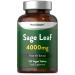 Sage Tablets for During Menopause | 4000mg High Strength Supplement | Sweating & Hot Flushes Symptoms | 120 Vegan Tablets | by Horbaach