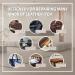 ALLANSING Leather Repair Tape Patch - Self Adhesive Vinyl Repair Tape for Furniture Couch Upholstery - Black 3.5x65 Inch - Buy Online on SooperMarket.com