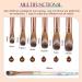 Saviland Kolinsky Acrylic Nail Brush Set - 6 PCS Professional Crystal Brushes for Acrylic Application and Nail Extension - Sizes 4/6/8/10/12/14 - Buy Online on SooperMarket.com