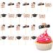 BAOK Graduation Cupcake Toppers - Graduation Theme Cupcake Toppers Class of 2023 Graduation Caps Cupcake Picks for Party Cake Decorations Supplies Rose Gold - Buy Online on SooperMarket.com