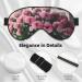 Beauty Flowers Soft Sleep Eye Mask - Breathable Eye Patch for Women | Perfect for Travel & Relaxation - Buy Online on SooperMarket.com