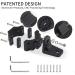 UTV Whip Mount 2pcs Antenna Mounts | Off-Road Flag Pole Bracket | Aluminium Alloy, 360 Rotating | Fits All SXS 1.75-2 Roll Cage | Black - Buy Online on SooperMarket.com