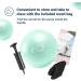 Live Infinitely 9 Barre Pilates Ball - Anti Burst Mini Ball for Yoga & Exercise - Includes Hand Pump & eBook - Mint Color - Buy Online on SooperMarket.com