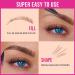 iMethod Microblading Eyebrow Pencil - 2-in-1 Dual-Ended Brow Pencil with 3-Tine Fork Tip & Brush Creates Natural Eyebrows Black 05 - International Shipping Available - Buy Online on SooperMarket.com