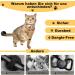 Mouyou Airtag Cat Collar - Adjustable Soft Nylon with Bell & Silicone Holder | Cute Animal Pattern | International Shipping - Buy Online on SooperMarket.com