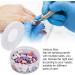 Nail Sanding Bands Dead Skin Removal Multiple Sizes Smoothing Nail Art Sanding Bands with Storage Box for Manicure (Colorful) - Buy Online on SooperMarket.com