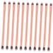 Baluue 120 Pcs Makeup Brush Eye Shadow Brush Supple Makeup Brush Concealer Brush under Eye Golden Metal