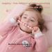 Silicone Pacifier Chain 2-Pack | Durable Soft & Flexible | Keeps Pacifiers Clean | Perfect for Boys & Girls - 2 Pink - Buy Online on SooperMarket.com