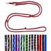 Dog linen small dogs up to 15 kg / double linen 4-way adjustable 2.40m / 2.80m / 3.50m guiding leash very light & robust (3.50m 4-fold adjustable chicago (black-red)) 3.50m 4 timesAdjustable chicago (black-red)