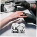 WOFASHPURET 1 Set Nail Accessories Nail Art Cup Dappen Dish Container with Lid Salon Stainless Steel Manicure Cup Nail Art Salon Stainless Steel Cup Nail Salon Stainless Steel Cup Mixing Cup - Buy Online on SooperMarket.com