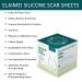 Silicone Scar Sheets Roll (1.6 x 120) for Scar Removal - Professional Grade Strips for Surgery, C-Section, Burn, Acne, Keloid - Safe & Reusable - Buy Online on SooperMarket.com