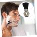 Buy Mikinona Broken Hair Brush & Shaving Brush - Professional Barber Tool for Beard Care & Styling - 8.5x3.5x14.5cm Black - International Shipping Available - Buy Online on SooperMarket.com