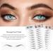 DKAF 3D Hair-Like Eyebrow Stickers - Waterproof & Natural Tattoo - 2 Pcs Brow Shaper Set - E16 - Buy Online on SooperMarket.com