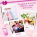 2 Pcs Rabbit Shaped Shampoo Conditioner Bar Pouch Set for Travel | Light Pink & Rose Pink | Exfoliating Loofah Bubble Foam Net - Buy Online on SooperMarket.com