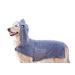 BoxDog Wearable Microfiber Dog Towel with Monster or Shark Hoodie | Soft Dog Bathrobe (Large, Grey Shark) Large Grey Shark