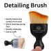 Buy Dual-Action Brush for Foundation & Powder - Global Fashion | 10x6x3cm 15g Black - International Shipping - Buy Online on SooperMarket.com