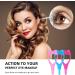 WLLHYF Mascara Shield Guard | Makeup Lash Comb Separator | Eyelash Applicator Tool for Women (Blue Pink Rose) - Buy Online on SooperMarket.com