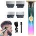 Dous T9 Hair Trimmer Professional T9 Mens T-Hair Clippers Electric Zero Gapped Cordless Hair Trimmer for Haircut & Grooming Rechargeable Green Purple - Buy Online on SooperMarket.com