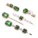ABOOFAN 3 Sets Crystal Pearl Hair Clip Rhinestone Hair Barrettes Barettes and Hair Clips for Women Crystal Rhinestone Hair Clip Crystal Sparkling Accessories Crystal Mori Department Woman