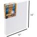 Practica Economy Stretched Cotton Canvas 12x16 - 2-Pack - Acid-Free Acrylic Primed for Acrylics, Pastels, Graphite & More - Buy Online on SooperMarket.com