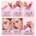 Rose Pink Liquid Blush with Cushion Applicator - Dewy Finish Cream Stick for Cheeks - Buy Online on SooperMarket.com