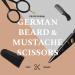 Ontaki Professional Beard Shears - German Steel Mustache Scissors (12.7 cm) with Carrying Bag | Hand-Forged Precision Facial Hair Tools for Men - Buy Online on SooperMarket.com