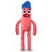 Nobody Sausage Plush Toy Cartoon Game Character Kids Toys Plushie Rainbow Friends Plush Stuffed Dolls Toys Squishy plushies Soft Toys Squishmallow Teddy Pillow Figure Toy for Kids (Sausage Pink)