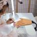 Flexible Silicone Practice Hand for Acrylic Nails - Life Size Female Mannequin Hand with Stand for Nail Art Practice (3# Left Hand) - Buy Online on SooperMarket.com