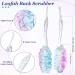 10-Piece Loofah Back Scrubber Set with Long Handle Brush - Exfoliating Shower Poufs for Men and Women - Buy Online on SooperMarket.com