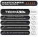 Gornation Power Wrist Wraps - Black Wrist Bandages for Fitness Gym Calisthenics & Strength Training - 1 Pair Optimal Support - Buy Online on SooperMarket.com