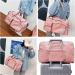 Suruid Travel Duffel Bag with Shoes Compartment - Pink Gym Bag for Men and Women - Buy Online on SooperMarket.com