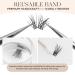 LASHVIEW Mega Volume Cluster Lashes 144 pcs - DIY Reusable Individual Lash Extensions for Super Volume Look - Volume C-10-16 Mix - Soft & Thin Band - Buy Online on SooperMarket.com