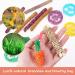 Fanshiontide 14 In 1 Bunny Chew Toys for Teeth Rabbit Chew Toys Timothy Hay Sticks Rabbit Toys Boredom Breaker Loofah Wood Grass Carrots Corn Chew Toys for Rabbit Guinea Pig Hamster Chinchilla - Buy Online on SooperMarket.com