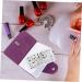 Mikinona 2pcs Nail Art Card Holder Stamping Nail Forms Sticker Organizer Rectangular Nail Art Plate Nail Stencil Bag Nail Art Stand Nail Steel Plate Package Nail Decals Purple Christmas Purple 14.5X9.5X1.8CM - Buy Online on SooperMarket.com