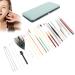 Ear Wax Removal Tool Set - 23 Piece Double Ended Ear Picks Stainless Steel Mint Green Ear Scoop - Ear Pick Sets - Buy Online on SooperMarket.com