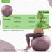 Trideer Nature Themed Exercise Ball for Workout, Stability, Balance, Physical Therapy & Pregnancy - Rosy Morning Glow | 23-26 inches - Buy Online on SooperMarket.com
