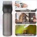 WLLHYF 2 Pack Root Comb Applicator Bottle 6 Ounce Hair Dye Bottle Brush Hair Oil Squeeze Bottles Plastic Hair Root Comb Color Applicator with Graduated Scale (Black) - Buy Online on SooperMarket.com