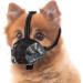 Muzzle for dogs muzzle made of adjustable network material soft breathable mask for pets muzzle for the training of dogs for small medium -sized and large dogs (XL black)