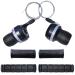 1 Pair Bicycle Twist Grip Gear Shifters 3X7 Speed DIP Compatible for Shimano Brand Bike and 1 Pair Non-Slip Rubber Bike Handle Bar Grip