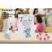 Elephant Baby Pacifier Hunt Gender Reveal Game Set - 8x10 Sign with 50 Mini Acrylic Pacifiers for Baby Shower Activities - Fun Games for Adults and Kids - Boy Baby Shower Games (BPH07) - Buy Online on SooperMarket.com